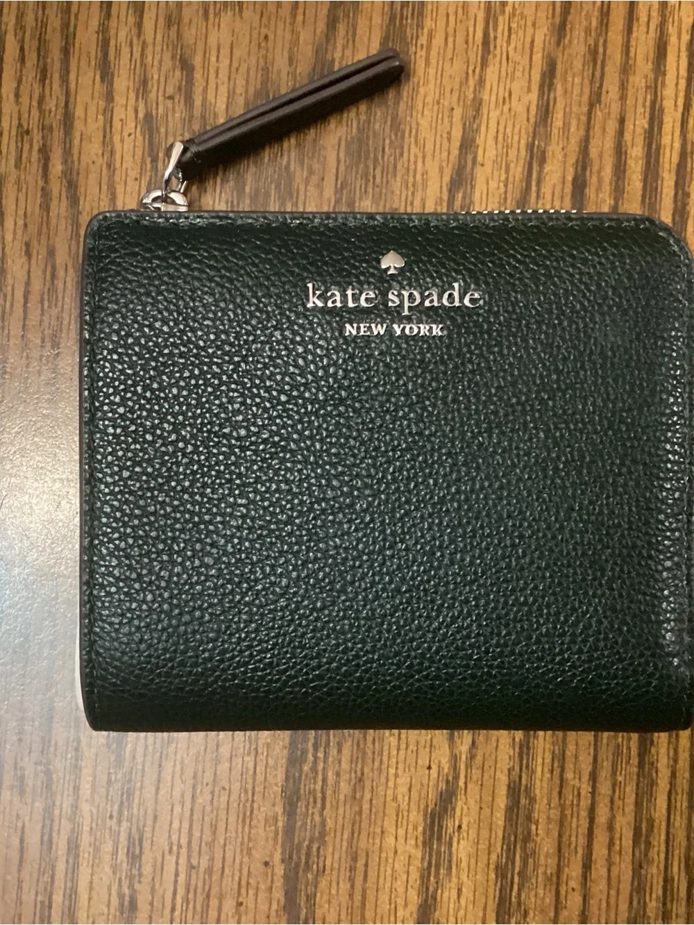 Kate Spade Bifold Wallet in Dark Forest Green, NWOT